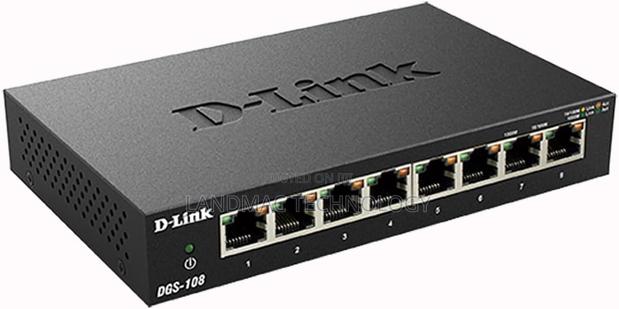 D-Link DGS-F108 8 Port Gigabit Desktop Switch · Photo 1
