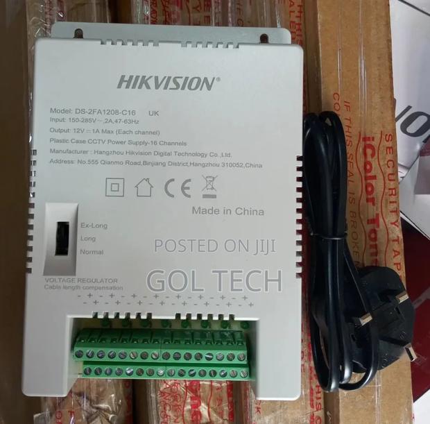 16ch CCTV Power Supply Hikvision Ds-2fa1208-C16 · Photo 1