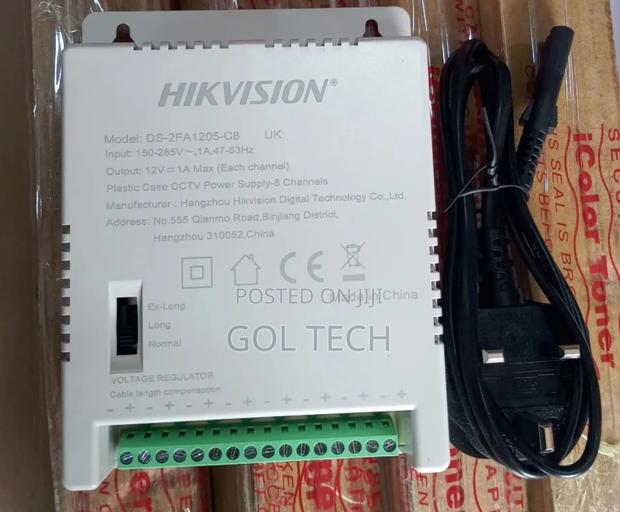 8ch Hikvision Power Supply Ds-2fa1205-C8 · Photo 1