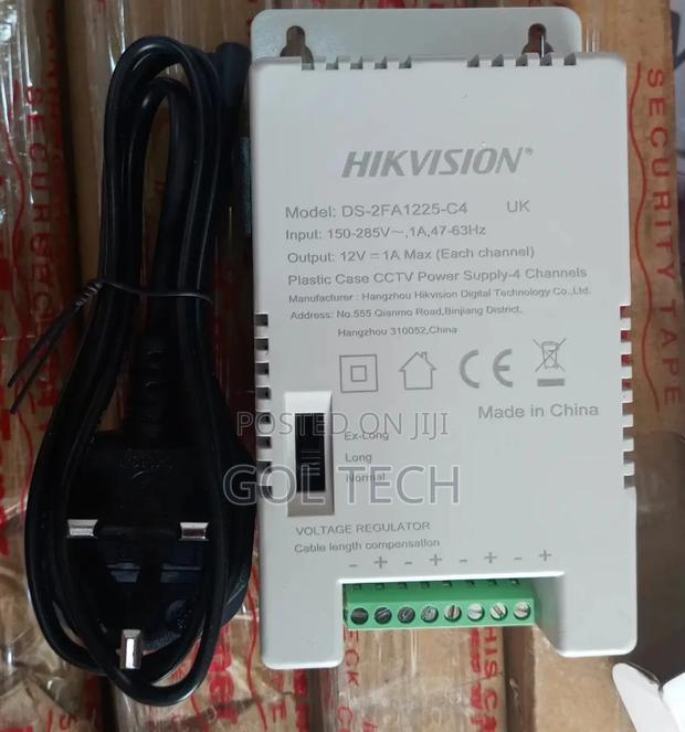 4ch CCTV Power Supply Hikvision · Photo 1