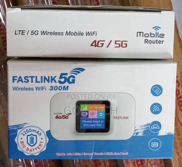 Mifi Router 5g Fastlink Wireless Wifi 300m 4g/5g · Photo 1