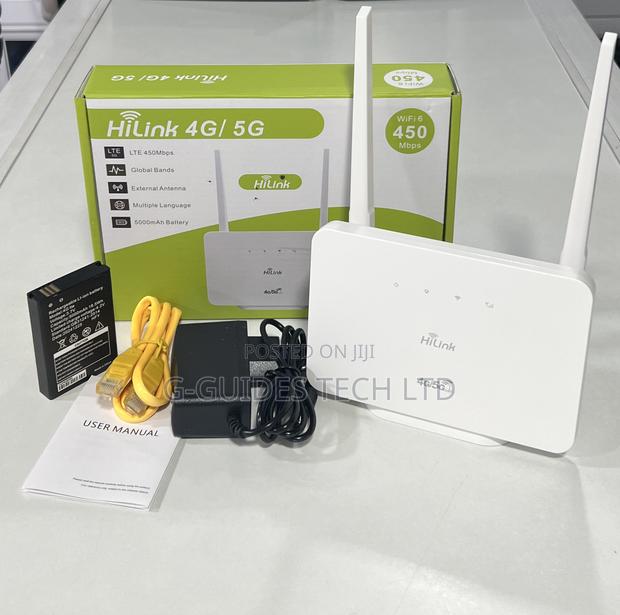 Hilink 4g/5g Router Wifi 6 450mbps With Battery (Mf106) · Photo 1