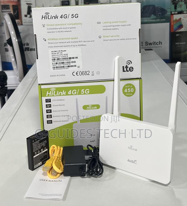Hilink 4g/5g Router Wifi 6 450mbps With Battery (Mf106) · Photo 5