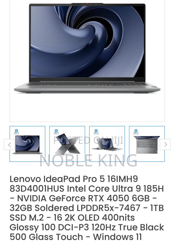 New Laptop Lenovo Ideapad Gaming 3 32GB Intel Core Ultra 9 SSD 1T · Photo 3