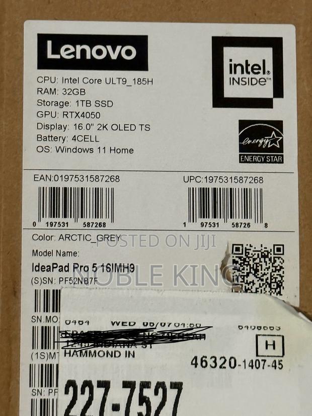 New Laptop Lenovo Ideapad Gaming 3 32GB Intel Core Ultra 9 SSD 1T · Photo 2