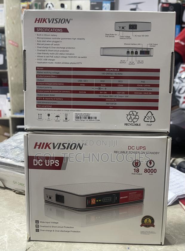 Hikvision Dc Ups Ds-Ups18d-Z 18w Output · Photo 2