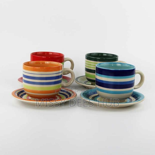 8pcs Ceramic Cup + Saucer · Photo 4
