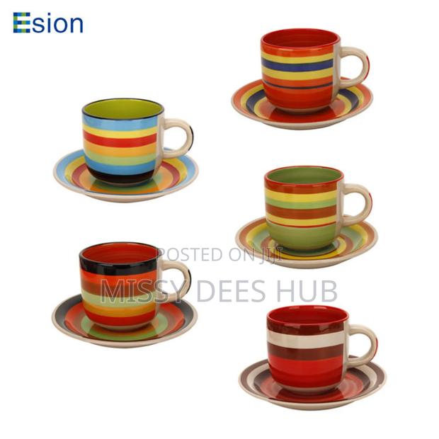 8pcs Ceramic Cup + Saucer · Photo 5