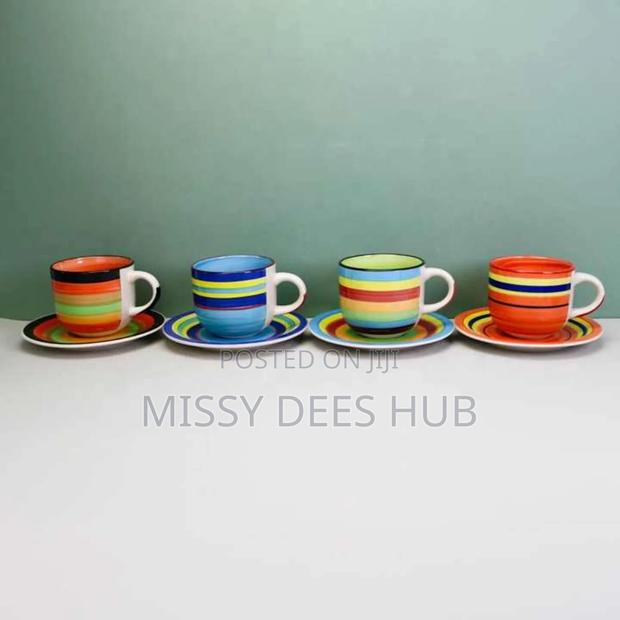 8pcs Ceramic Cup + Saucer · Photo 7