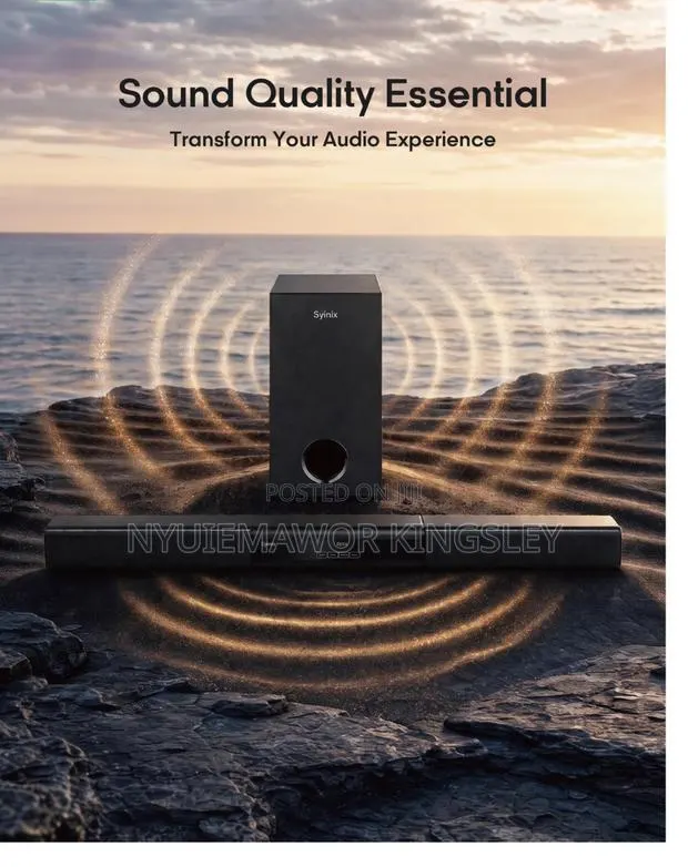 Syinix Sound Bar , 2.1 Channel With Massive Base · Photo 1