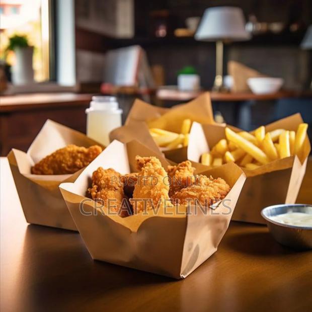 Brown Fries and Chicken Boxes · Photo 2