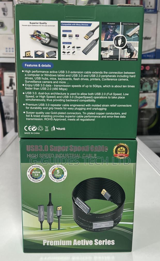 20m Usb 3.0 Active Extension Cable, 20m 3.0 Extension Cable · Photo 2