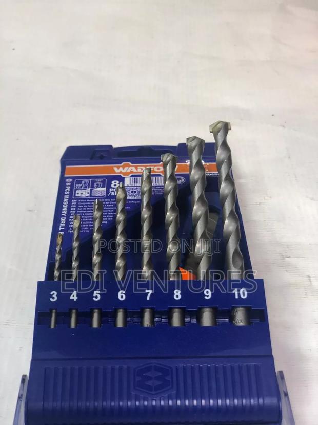 8 PCS Masonry Drill Bits · Photo 1