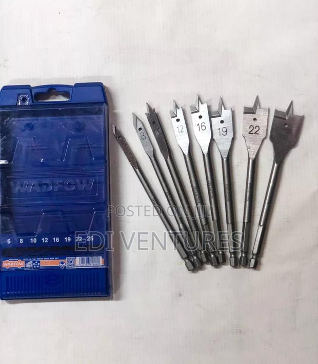 8 Pieces Flat Wood Drill Bits · Photo 1