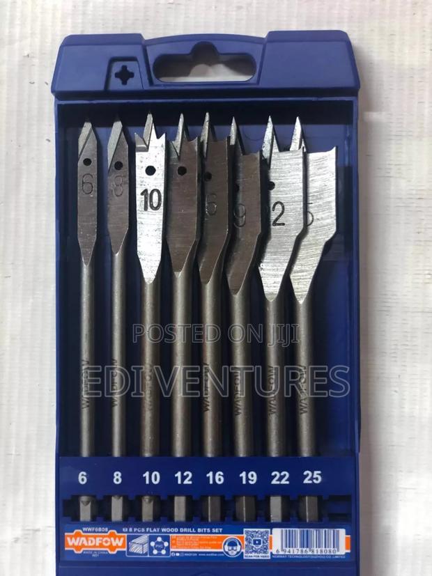 8 Pieces Flat Wood Drill Bits · Photo 2