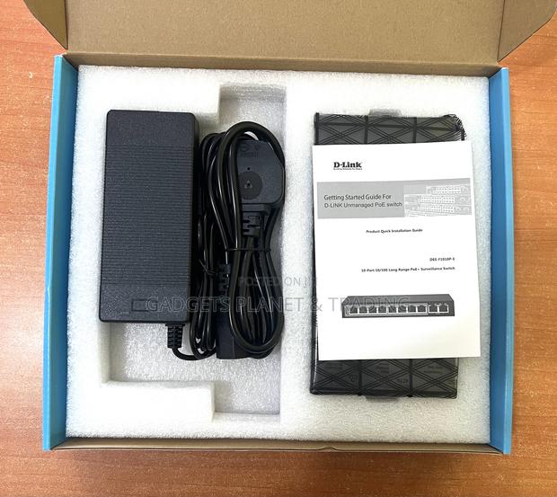 D-Link 10-Port 10/100 Long Range Poe+ Switch Des-F1010p-E · Photo 4