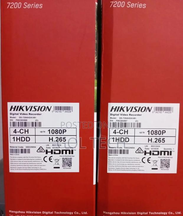 Hikvision 4ch 2mp DVR Ds-7204ghi-M1 · Photo 2