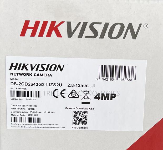 Hikvision Ds-2cd2643g2-Lizs2u 4mp Acusense Motorize Varifoca · Photo 3