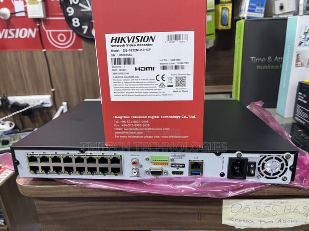 Hikvision NVR With Poe 16ch Ds-7616ni-/16p · Photo 6