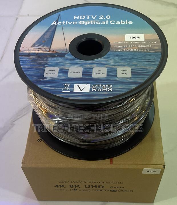 100m Hdmi Cable Fiber Active Support Uhd · Photo 2