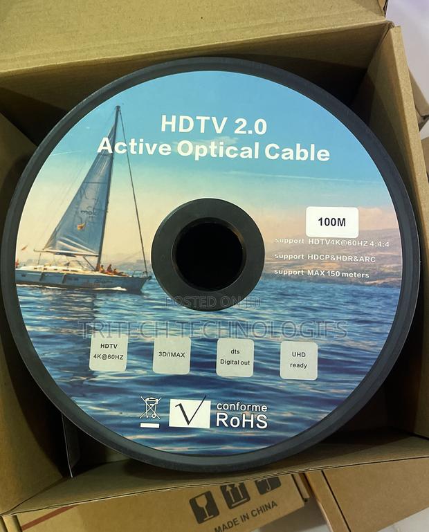 100m Hdmi Cable Fiber Active Support Uhd · Photo 3