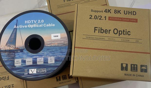 100m Hdmi Cable Fiber Active Support Uhd · Photo 1
