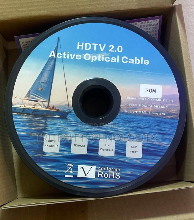 30m Hdmi Cable Fiber Active Optical Cable · Photo 1