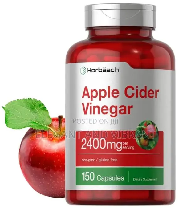 Apple Cider Vinegar Capsules | 2400mg | 150 Count · Photo 1