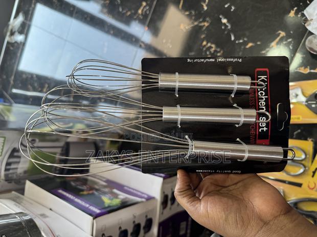 Stainless Egg Beater 3pcs · Photo 2