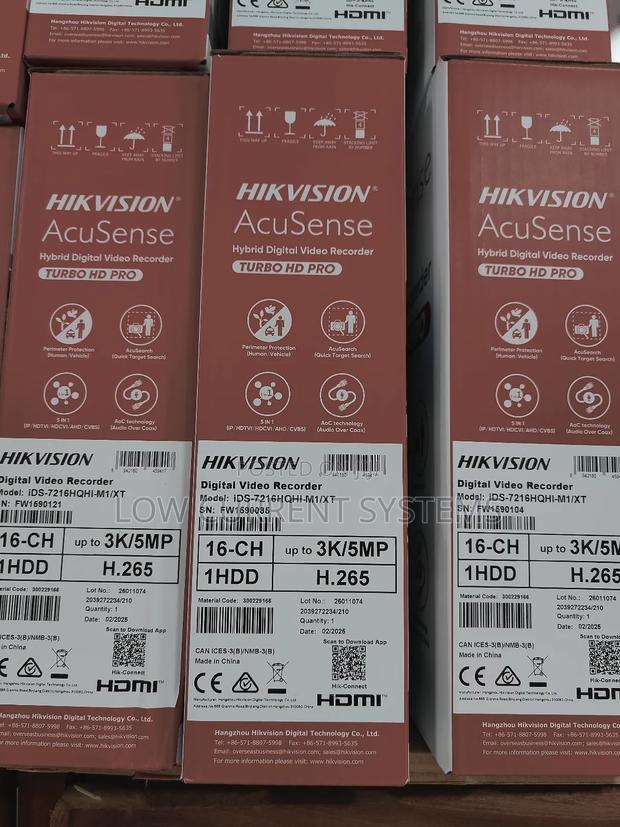 Hikvision 16 Channel DVR 5mp Acusence Two Ways Audio Ai · Photo 2