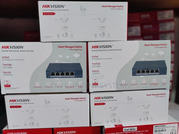 Hikvision Switch 4 Port Gigabyte Smart Managed Poe · Photo 1