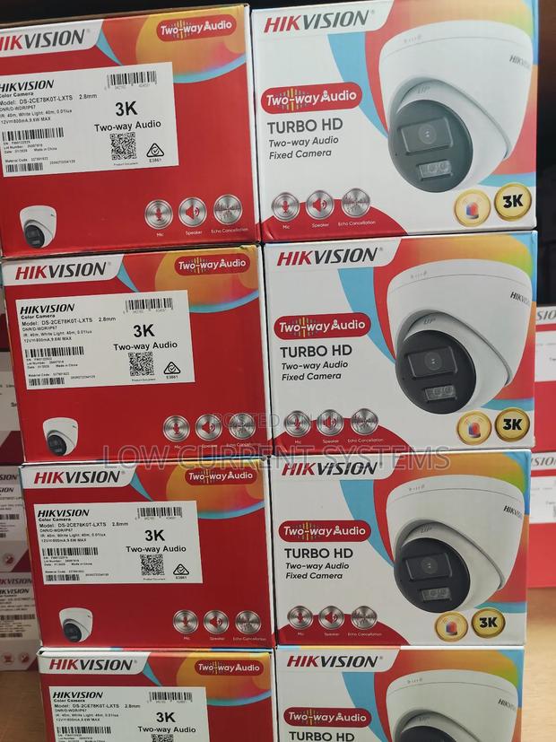 Hikvision Two Ways Cameras Dome 5mp Ds-2ce78k0t-LXTS · Photo 2