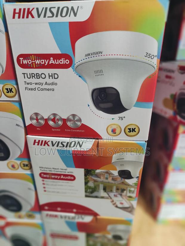 Hikvision Two Ways Audio Pt 5mp Sirens Rotate Able · Photo 1