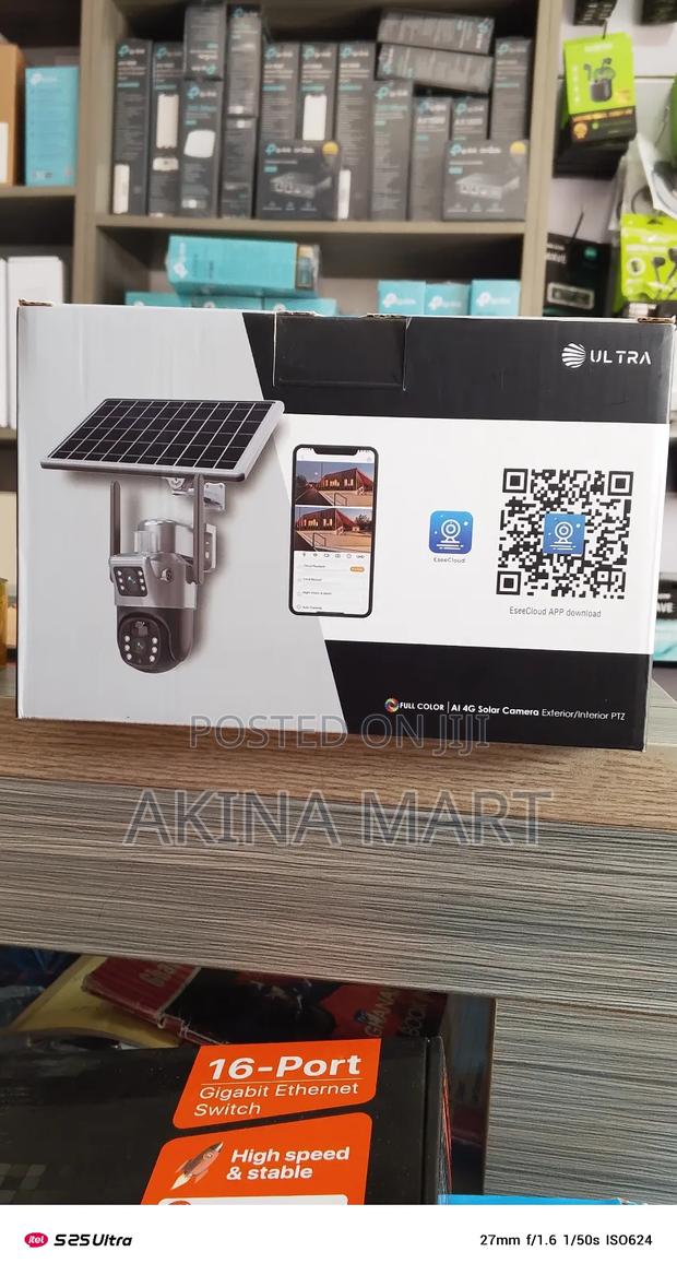 Ai 4g Solar Camera PTZ 6mp All Sim Support Eseecloud · Photo 3