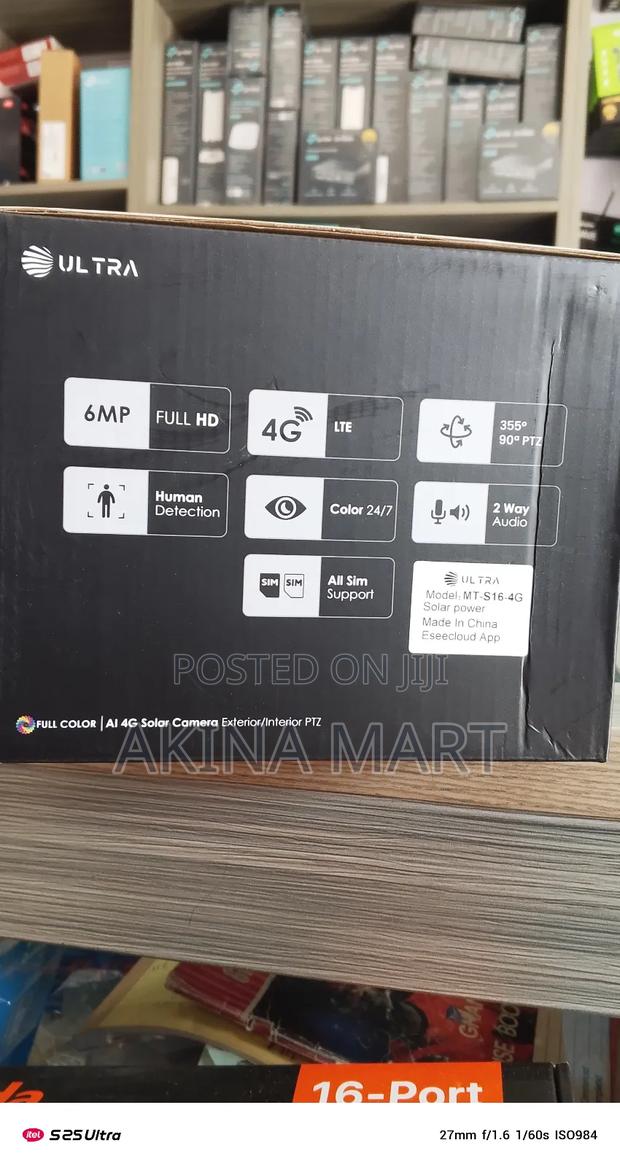 Ai 4g Solar Camera PTZ 6mp All Sim Support Eseecloud · Photo 4