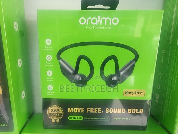 Oraimo Opencirclet 2 Ipx5 Steps Tracking Open-Ear Headphone · Photo 1