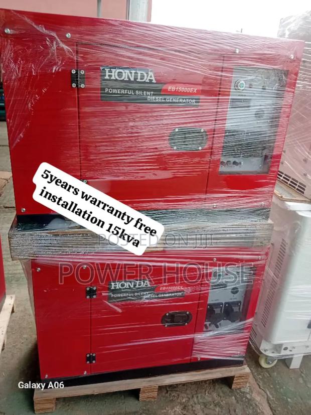Core Amp Honda Diesel Generator 15kva 16500watts · Photo 1