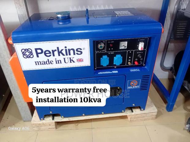 Core Base 10kva 13000watts Diesel Generator Perkins · Photo 1