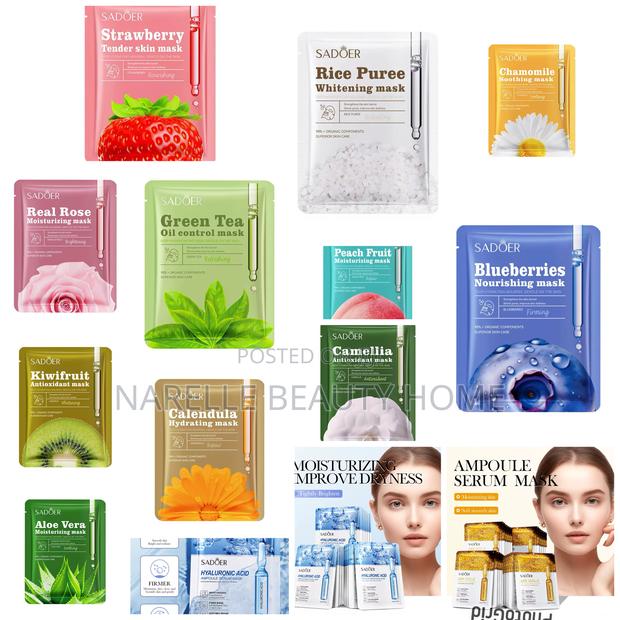 20 Pieces of Face Mask Sheets · Photo 1