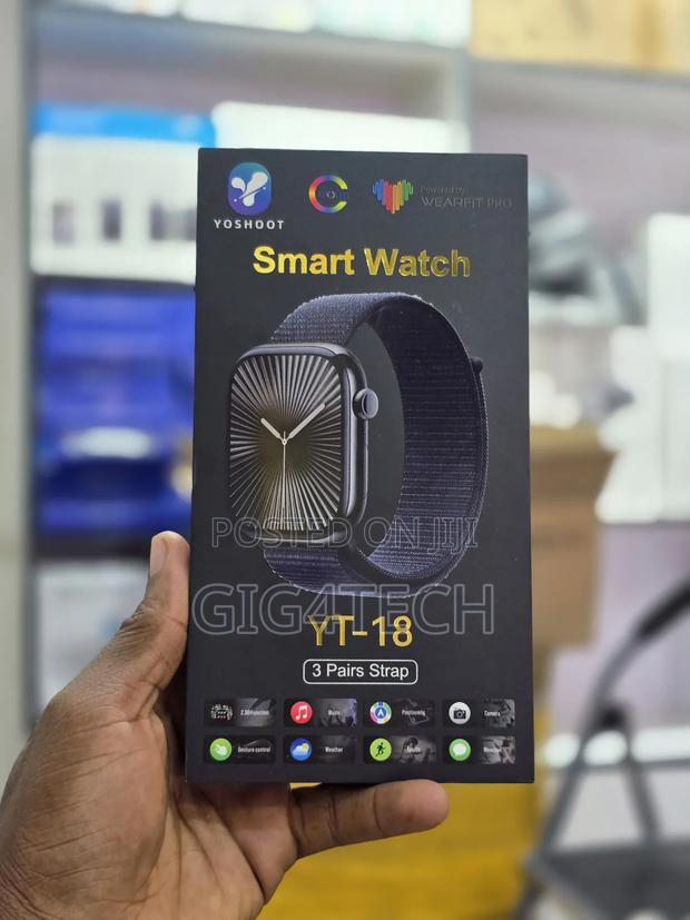 Yt-18 Series 10 Smart Watch With 3 Straps for Android and iPhone · Photo 2