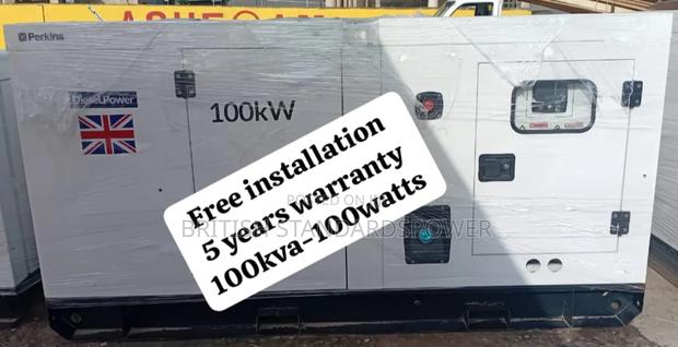 Mechanical Power 100kva Silent Diesel Generator · Photo 1
