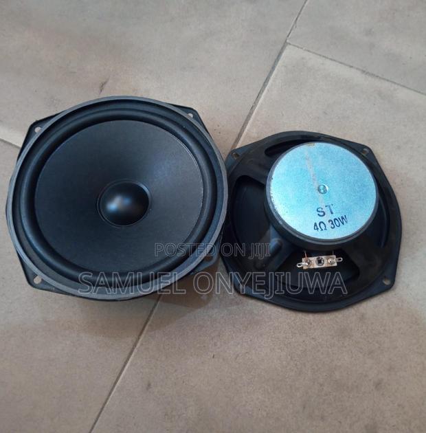 6 Inches Square Stereo Big Magnet Speaker 80watts. A Pair · Photo 1