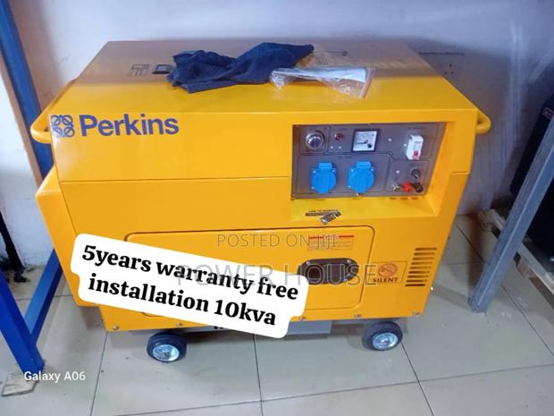 Sliver Prime Perkins Diesel Generator 13000watts 10kva · Photo 1