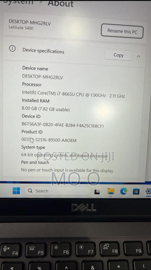 Laptop Dell Latitude 7400 8GB Intel Core I7 SSD 256GB · Photo 5