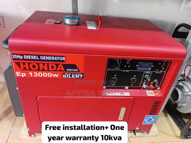 Actual Power Capacity Honda 10kva Diesel Gen 10kva Genset · Photo 1