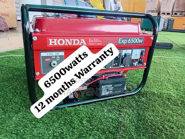 Honda 5kva 6500watts Gasoline Gasoline Generator Powerbackup · Photo 1