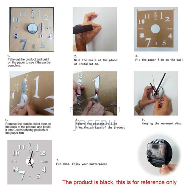 3d Wall Clock Type 6 · Photo 2