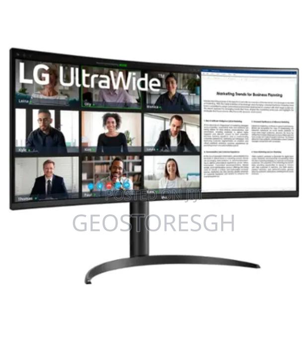 Lg - 34" Va Curved Ultrawide WQHD 100hz Monitor With HDR 10 · Photo 2