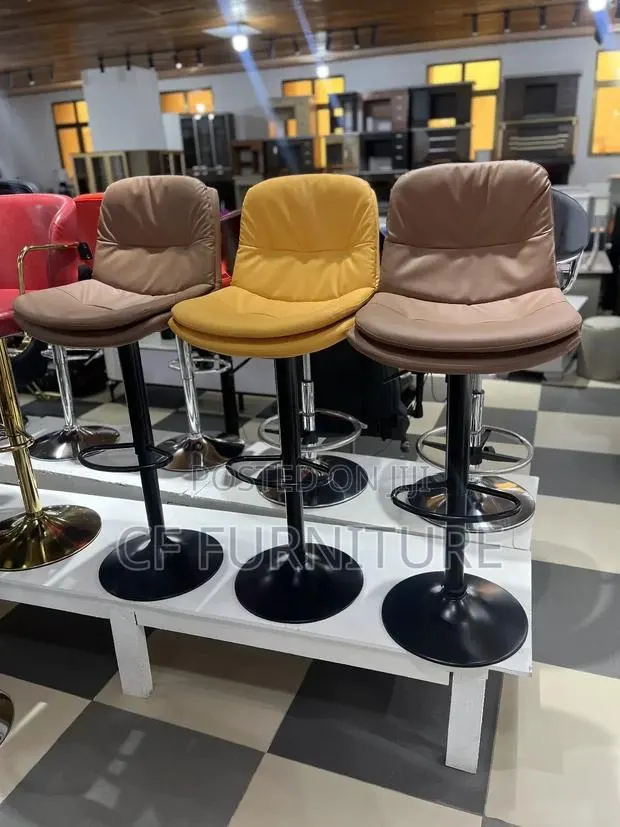 Modern Adjustable Swivel Bar Stools · Photo 1