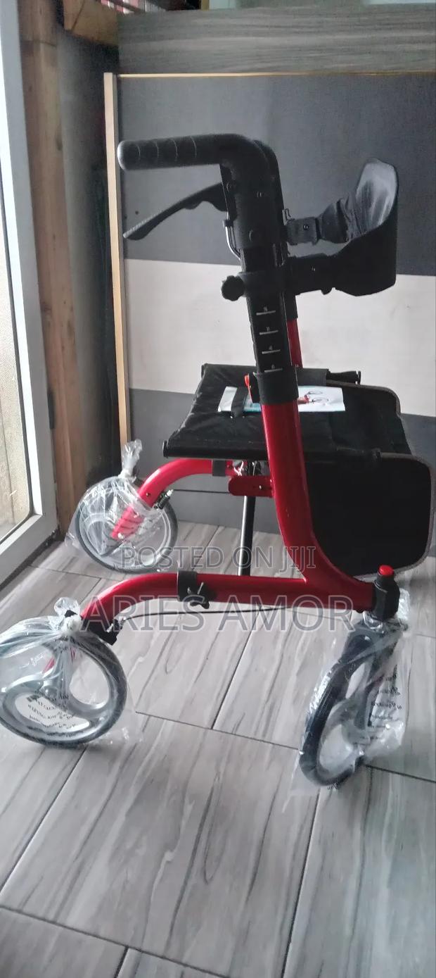 Walker Rollator Standard With Wheels and Bag · Photo 2